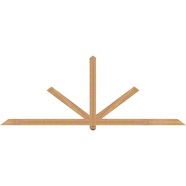 Ekena Millwork Kennewick Timber Gable Bracket, Western Red Cedar, 108"W x 40"H x 3 1/2"D x 3 1/2"F, 9/12 Pitch GBW108X40X0404KEN00SWR - main